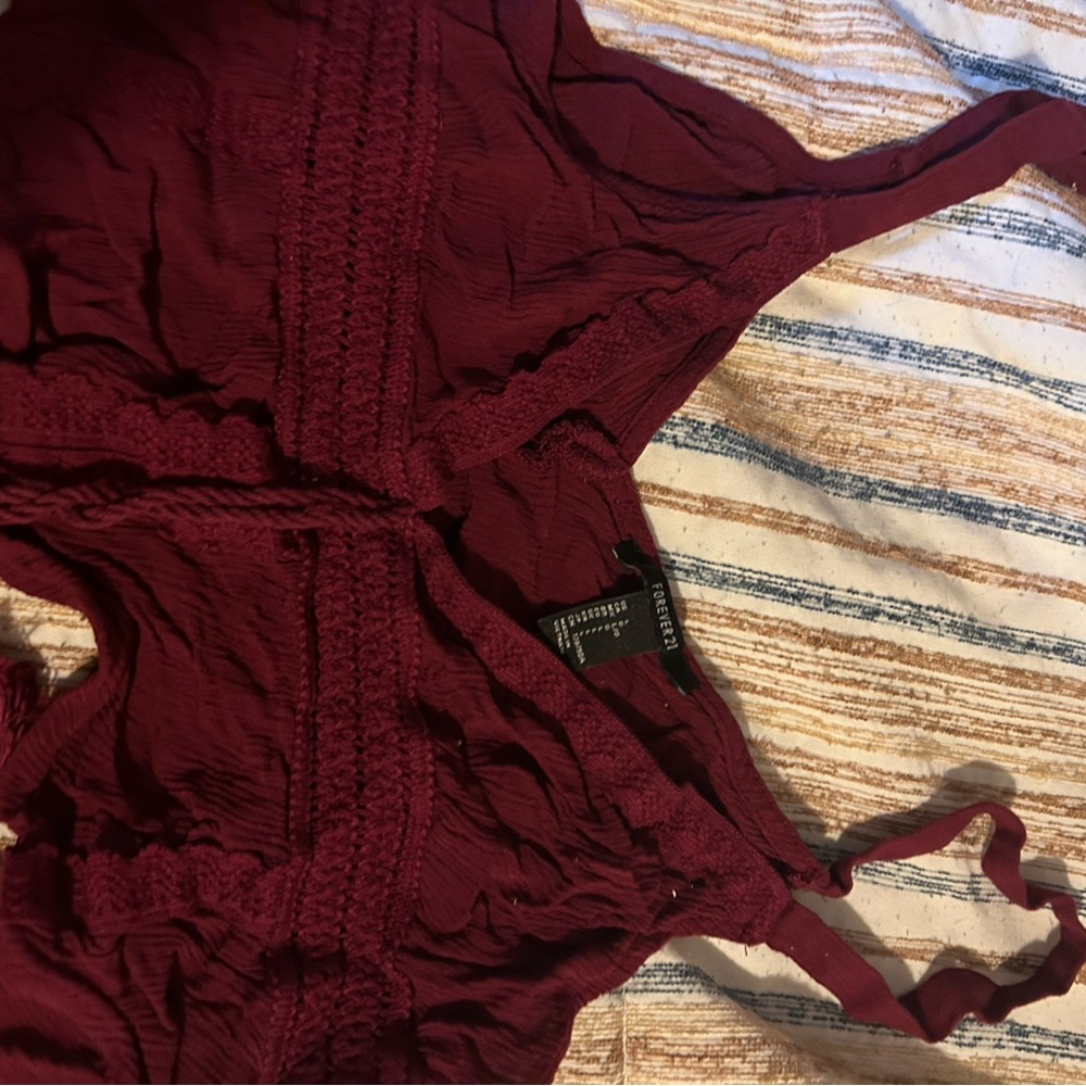Forever 21 crop tank size large
